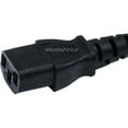 thumbnail image 2 of Monoprice 15ft 14AWG 15A NEMA 5-15P to IEC-320-C13 Power Extension Cord, 2 of 2