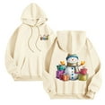thumbnail image 6 of Towmus Womens Sweatshirt Snowman Graphic Christmas Hoodie Fall Long Sleeve Casual Pullover Tops with Pockets, 6 of 7
