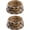 Brown, variant on Haute Diggity Dog Chewy Vuiton BPA-Free Non-Skid Pet Bowls, Tan Checker, Small, 2 Pack