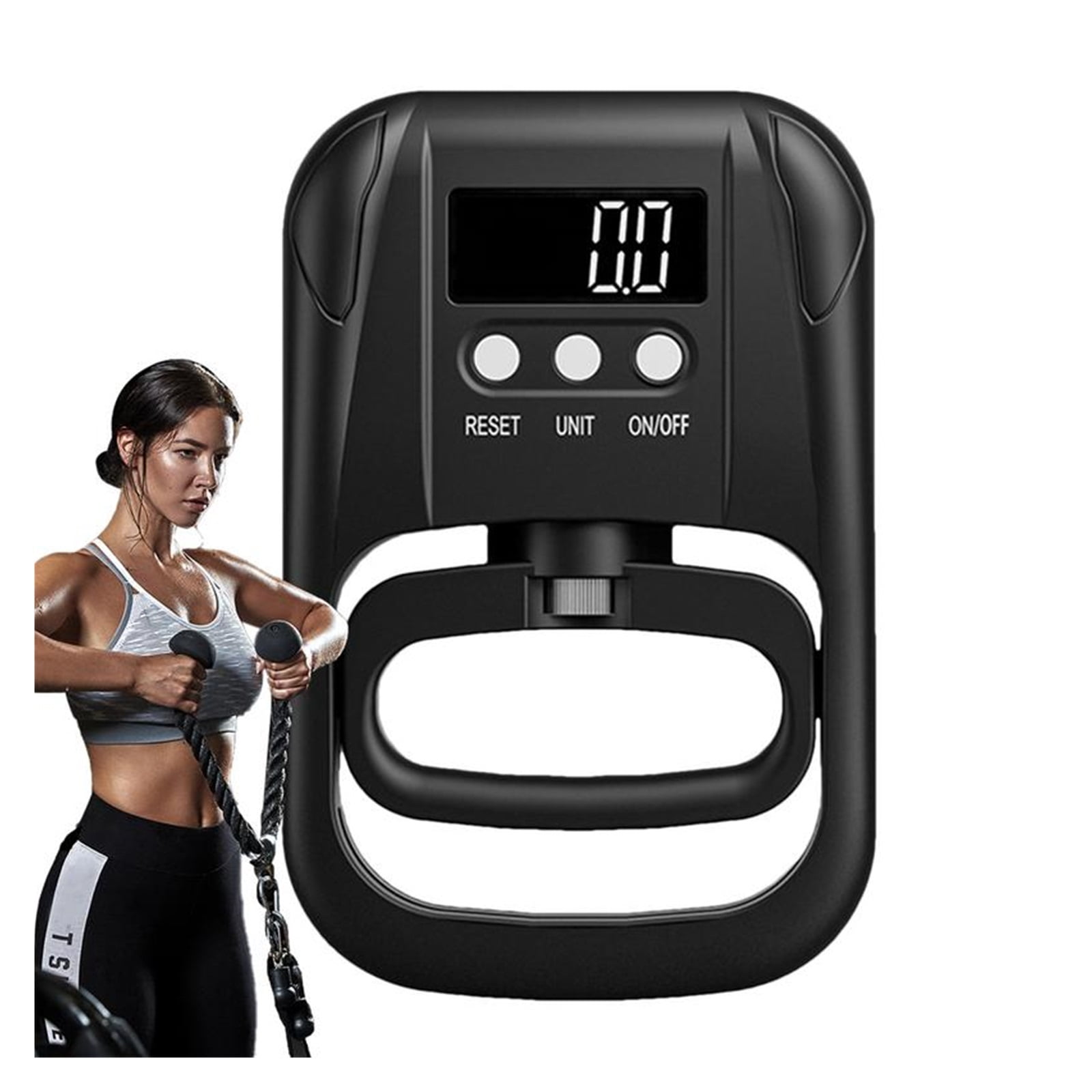 Fitness Grip Strength Tester Electronic Grip Dynamometer 265Lbs/120Kg Digital Hand Dynamometer Intelligent Grip Strength Meter