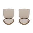 thumbnail image 6 of Linon Anthem Oval Back Dining Chairs, Set of 2, Light Natural Brown, 6 of 17