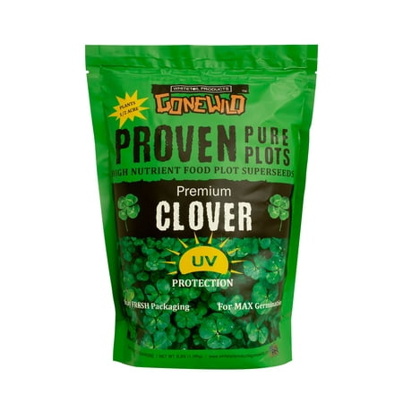 Whitetail Products Gone Wild Premium Clover Food Plot Seeds 3lb Bag G2699