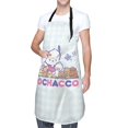 thumbnail image 5 of Pochacco Adjustable Bib Aprons, Waterdrop Resistant Apron with 2 Pockets for Kitchen Cooking Restaurant BBQ Painting Crafting, 5 of 7
