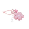 thumbnail image 5 of A Keychain Clearance! Soft Flower Keychain Style Backpack Accessory Pp Cotton Small Flower Pendant with Hanging Buckle Keychain, 5 of 9