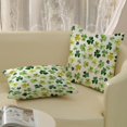 thumbnail image 4 of ST Patricks Day Pillow Covers 18x18 Set of 2, ST Patricks Day Decorations Green Shamrocks Throw Pillows Outdoor Lucky Clover Decor Cushion Case Decorations for Home Couch Sofa, 4 of 6