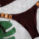thumbnail image 5 of TaTaai Patchwork Strap Bikini for Women, Crystal Embellished Swimsuit Set, Elegant Two Piece Beach Vacation Wear with Glittering Details, Solid Color Style Gift, 5 of 8