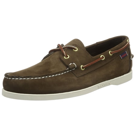 Sebago Men's Chocolate Suede Docksides Boat Shoe - 11 2E US | Walmart ...