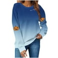 thumbnail image 2 of Heisall Womens Sweatshirts Halloween Print Round Neck Long Sleeve Drop Shoulder Fall Winter 2025 Fashion Loose Casual Sweatshirts, 2 of 4