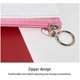 thumbnail image 5 of Bearachild Bolsa de maquillaje con degradado Bolsas para teléfono Bolsa para tarjetas de crédito de gran capacidad Bolso para dinero para viajes Almacenamiento y organización del hogar Rosa Bearachild HA080062-01, 5 of 6