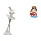 thumbnail image 1 of Figura de escritorio,Estatua de bailarina,adorno de escritorio,decoración del hogar,Estatua de bailarina moderna,regalo de cumpleaños para la oficina.,Estatua de la Madre Mazu,Estatua de la, 1 of 8