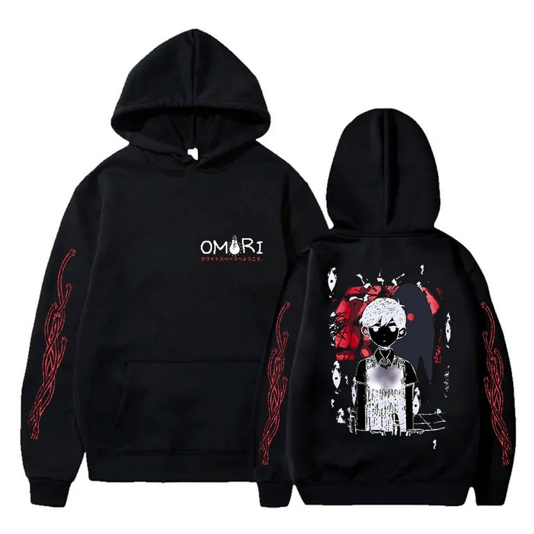Omori Red Space Hoodies New Logo Merch Hooded Sweatshirts Winter