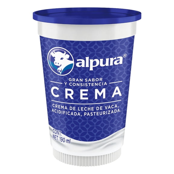 Crema ácida Alpura regular 190 ml