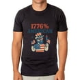 thumbnail image 2 of Fourth of July Men's T-Shirt 1776% American Patriotic Summer Novelty Funny Short-Sleeve Graphic Print Tee, 2 of 5
