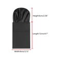 thumbnail image 3 of INSPIRE CHIC Men's Pre-Folded Polka Dots Round Pocket Square On Card for Suit Handkerchief Black One Size, 3 of 4