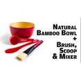 thumbnail image 6 of Aztec Clay Premium Mask Set by Etana Beauty  All-In-One Kit Includes 1lb Aztec Secret Indian Healing Clay, 16oz Bragg's Apple Cider Vinegar, Natural Bamboo Bowl, Stir, Scoop, Brush & Tote, 6 of 7