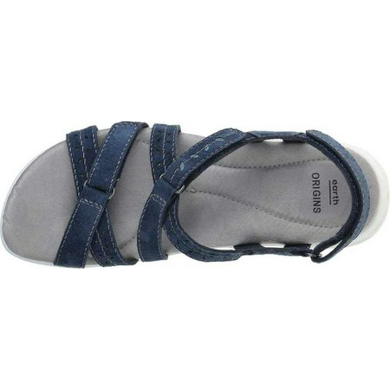 Women s Earth Origins Westfield Winona Adjustable Strap Sandal Walmart