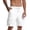 White, variant on WRFWUL Men's Checkerboard Textured Cargo Shorts Elastic Waist Drawstring Wide Leg Shorts Summer Comfy Knee Length SweatShorts