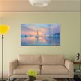 thumbnail image 3 of Song of the Sails- Sailing Boats at Sunset (16"x24" customizable) by Genie's Poems - Print Wall Art Work Home Decor, 3 of 3