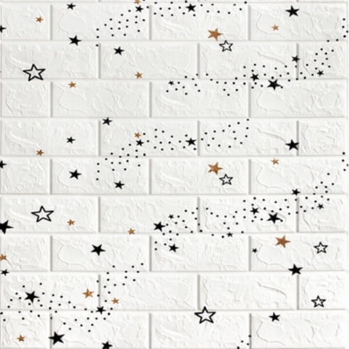 3D Pegatina De Pared Papel Pintado De Ladrillo De Espuma Impermeable Autoadhesivo A Prueba De Humedad Anticolisión Decoración De La Sal Gao Jiahui unisex