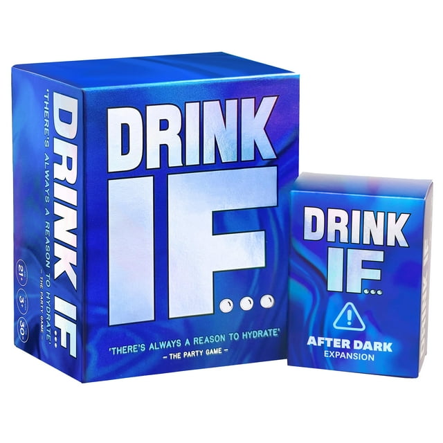 Juego de fiesta DYCE Drink IF... Set de expansión para adultos con After Dark