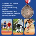 thumbnail image 2 of Medalla Bronce 5 Cm Con Cinta para El Cuello Premios Al Ganador Juegos Pelota, 2 of 4