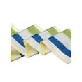 thumbnail image 3 of INSPIRAR CHIC Bufanda Larga Fina de Cadena con Estampado de Lunares y Rayas para Mujeres, Pañuelo para el Cuello, Diadema Amarillo Azul 147*13cm/57.87*5.12"(L*W), 3 of 4
