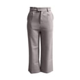 thumbnail image 4 of Straight Wide Leg Dress Pants for Women High Elastic Waist Business Casual Work Office Summer Trousers with Pockets, 4 of 5