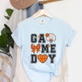 thumbnail image 4 of Basketball Game Day Coquette - Women's Garment Dyed Graphic T-Shirt, 4 of 11