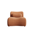 thumbnail image 2 of Kosynda Cloud Sectional Sofa, Boneless Modular Couch with Chenille Upholstered for Living Room, Reception Spaces, (Brown), 2 of 5