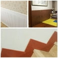 3D Selfadhesive Waist Line Wall StiFor CKers PVC Baseboard Home Decor