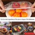 thumbnail image 3 of 100 Pcs Couvercles en Plastique Chiclife, Sacs de Conservation Réutilisables pour Bols, Assiettes de Cuisine, 3 of 7