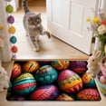 thumbnail image 3 of Tyidzon Easter Door Mat, Easter Buny Welcome Doormat, Happy Colorful Rabbit Front Door Mat Non-Slip Backing Spring Doormat for Indoor Outside Entrance Home Decor, 3 of 7