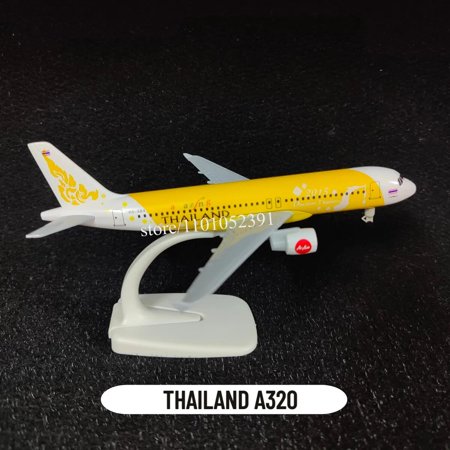 Scale 1:250 Metal Aircraft Model Replica, Singapore Airlines A380 Airplane Aviation Miniature Art Decor Collection Kid Boy Toy T32. THAI A320