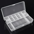thumbnail image 3 of PortableTool Storage Box Organizer for Case Plastic Tray Compartments Fishing Lure Tackle Box Two-Sided Storage Cases Wh, 3 of 9