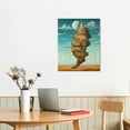 thumbnail image 2 of JEUXUS Salvador Dali Living on The Moon Poster Decorative Painting Canvas Wall Art Living Room Posters Bedroom Painting, 2 of 4