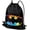 Batman Tie Dye Batman Logo, variant on Batman Tie Dye Batman Logo Drawstring Backpack Sports Bag Sackpack 17" x 13", Perfect for Gym, Yoga or Practice