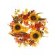 thumbnail image 2 of Corona Decorativa para Festivales, Corona de Hojas de Arce Artificiales, Corona de Hojas de Arce, Girasol y Calabaza., 2 of 5