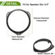 thumbnail image 4 of Anillo espaciador de altavoz Unique Bargains adaptador de altavoz tweeter para BMW X5 (E53) 1999-2006 impermeable negro para 6.5" ABS 2 Pcs, 4 of 7