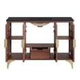 thumbnail image 5 of Modway Daylight 48" Solid Mango Wood Bathroom Vanity in Black/Walnut, 5 of 7