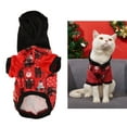 thumbnail image 3 of Ymiko Dog Christmas Hoodie, Soft Dog Christmas Sweater For Small Dogs, 3 of 8