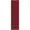 Red, variant on Sweet Home Stores Machine Washable Non-Slip Rubberback Solid 3x12 Runner Rug, 2'7" x 12', Black