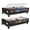 Black, variant on [Underbed Storage Organizer] 2Pack XXL 60L Under Bed Storage with Wheels | Clear Lid & Label, Large Rolling Containers for Shoes, Clothes, Blankets, Books