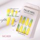 thumbnail image 4 of 24pcs Gradient Color Nail Patch Sweet Style Removable Long Paragraph Manicure, 4 of 4