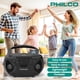 thumbnail image 2 of Boombox Bluetooth Philco Negro portátil reproductor de CD y casetes con entrada auxiliar 3.5 mm y al, 2 of 8