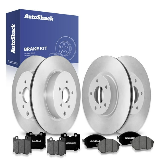 AutoShack Front & Rear Brake Rotors & Premium Pads for INFINITI, M37 2013 Q70 2019 M56 2013, AWD RWD V6 3.7L V8 5.6L