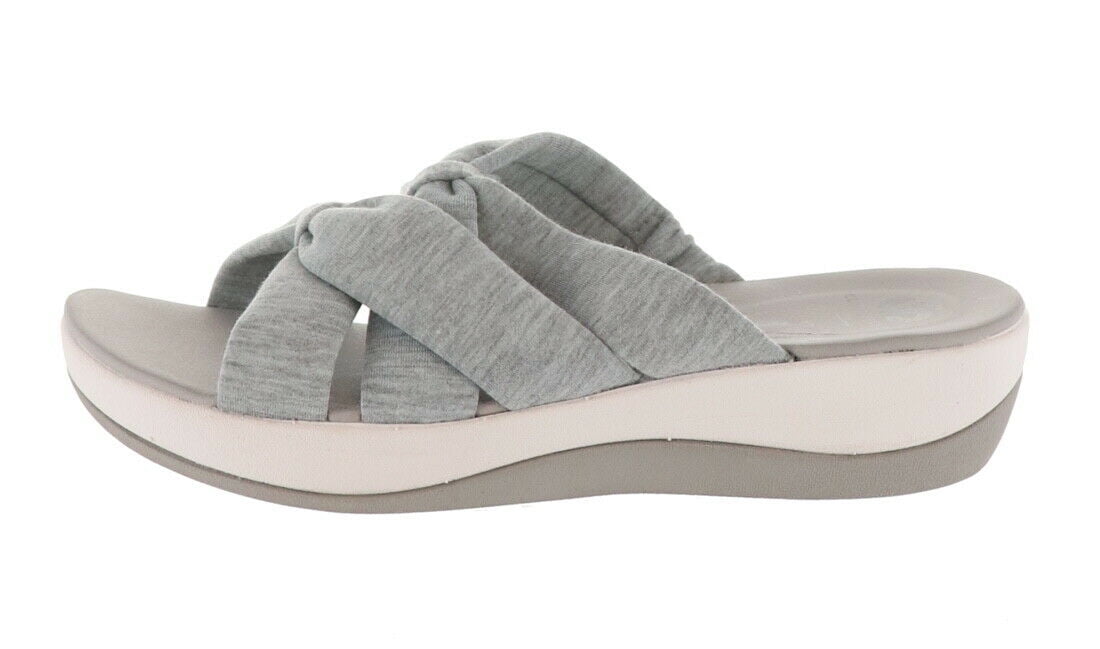 cloudsteppers by clarks jersey slide sandals