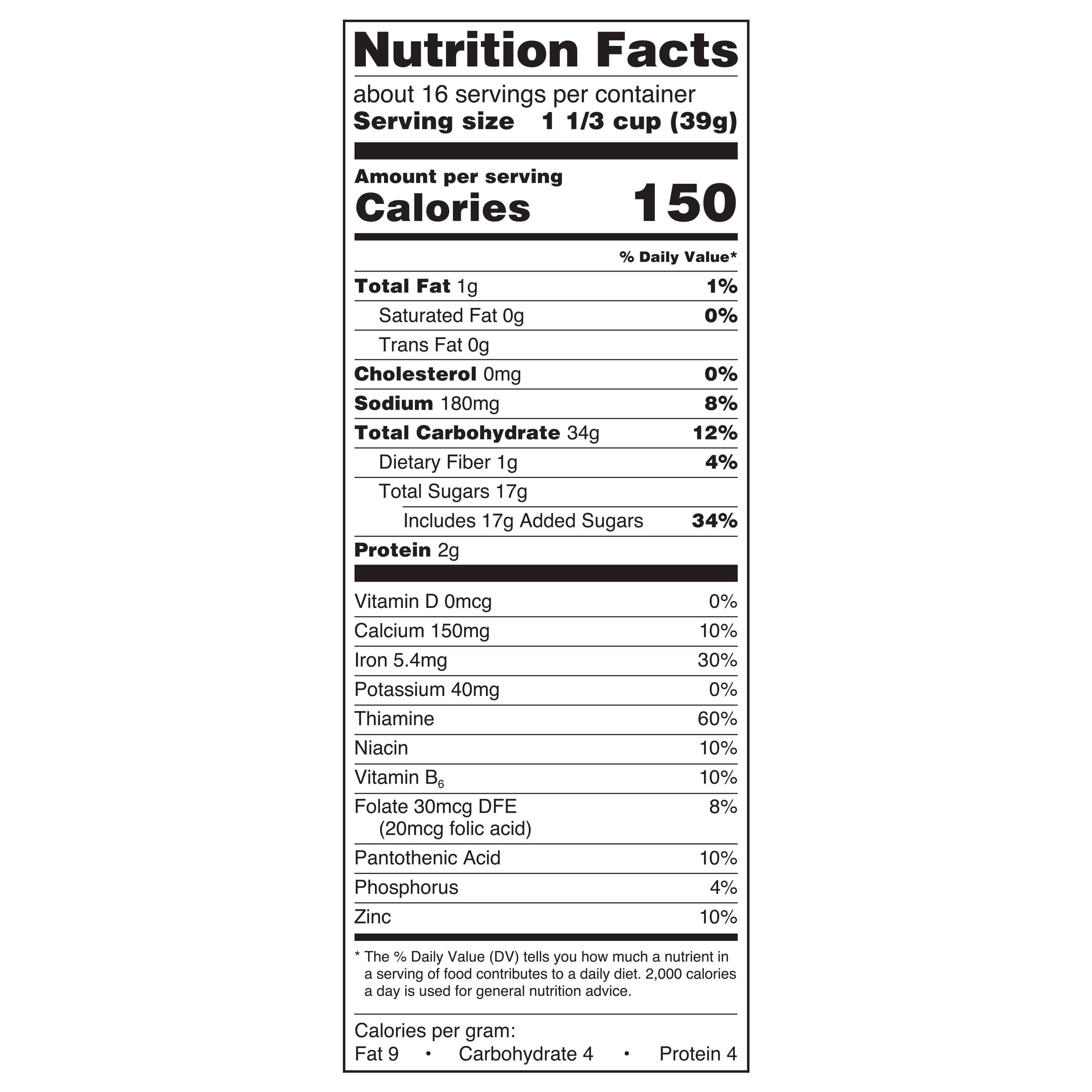 Great Value, Apple Blasts Breakfast Cereal, 21.7 oz