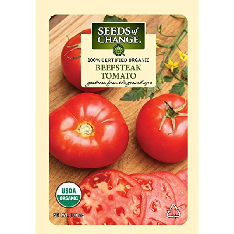 Seeds of Change Certified Organic Tomato, Beefsteak 100 milligrams