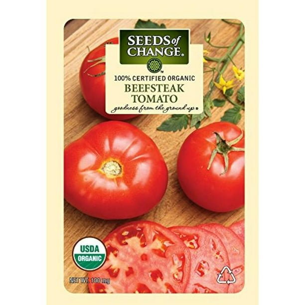 Seeds of Change Certified Organic Tomato, Beefsteak 100 milligrams