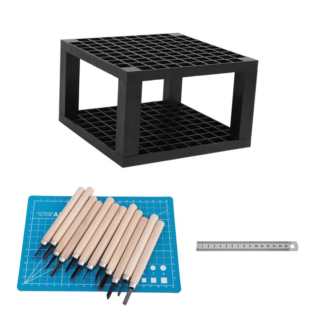Herramientas manuales para carpintería, 1 Juego de herramientas para tallar madera, herramientas para tallar madera, alta capacidad VoborMX herramienta